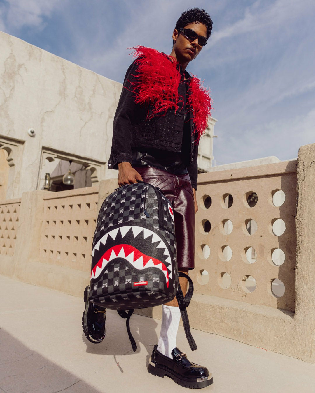 Sprayground SHARK MOB HIDEOUT BACKPACK