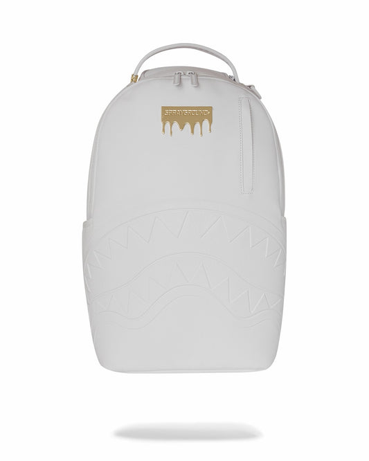 Sprayground GOLD BRICK LUXE WHITE BACKPACK