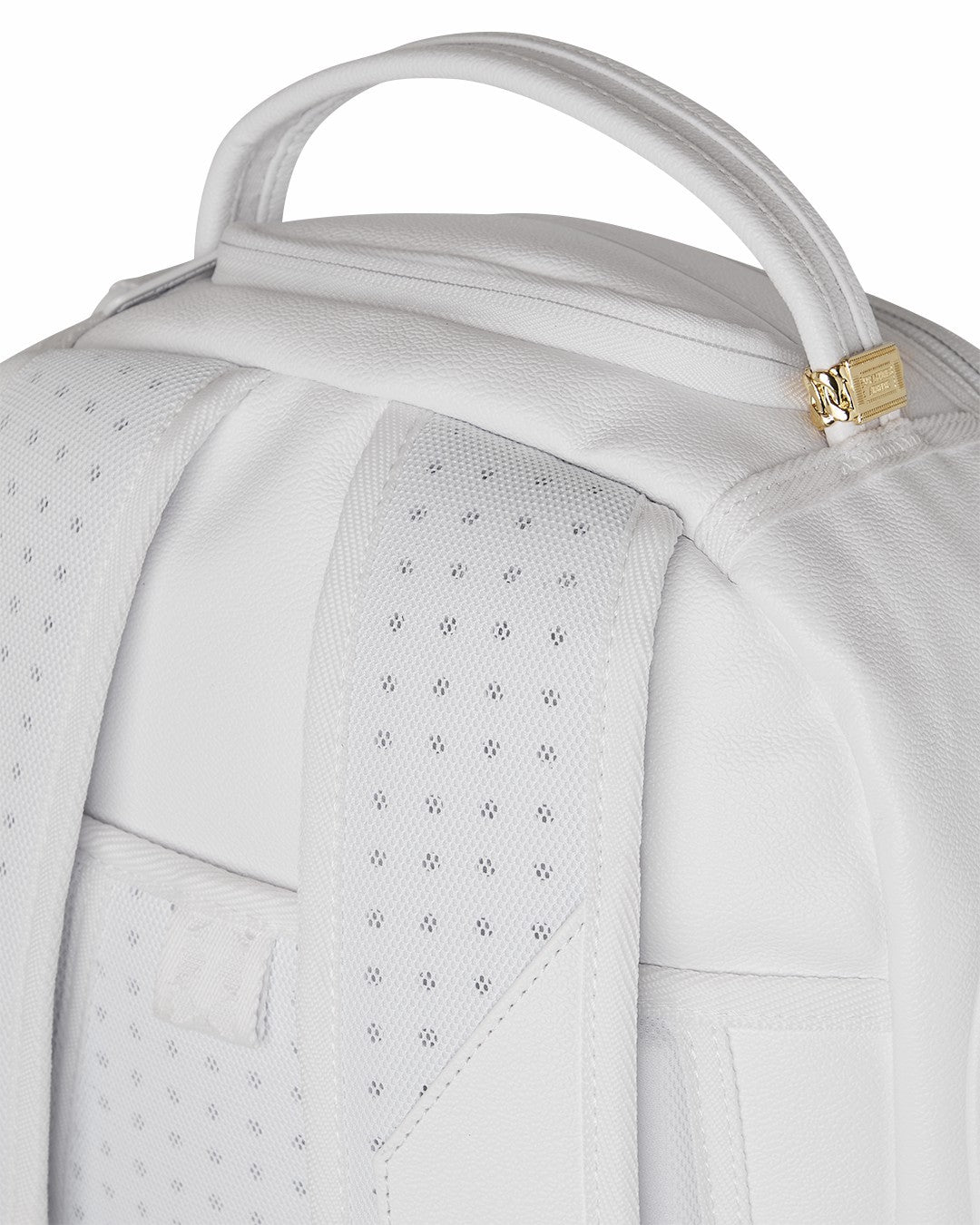 Sprayground GOLD BRICK LUXE WHITE BACKPACK