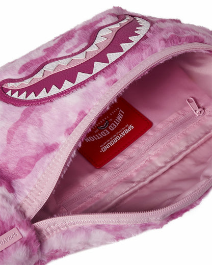 Sprayground FURRROCIOUS IN PINK SAVVY CROSSBODY