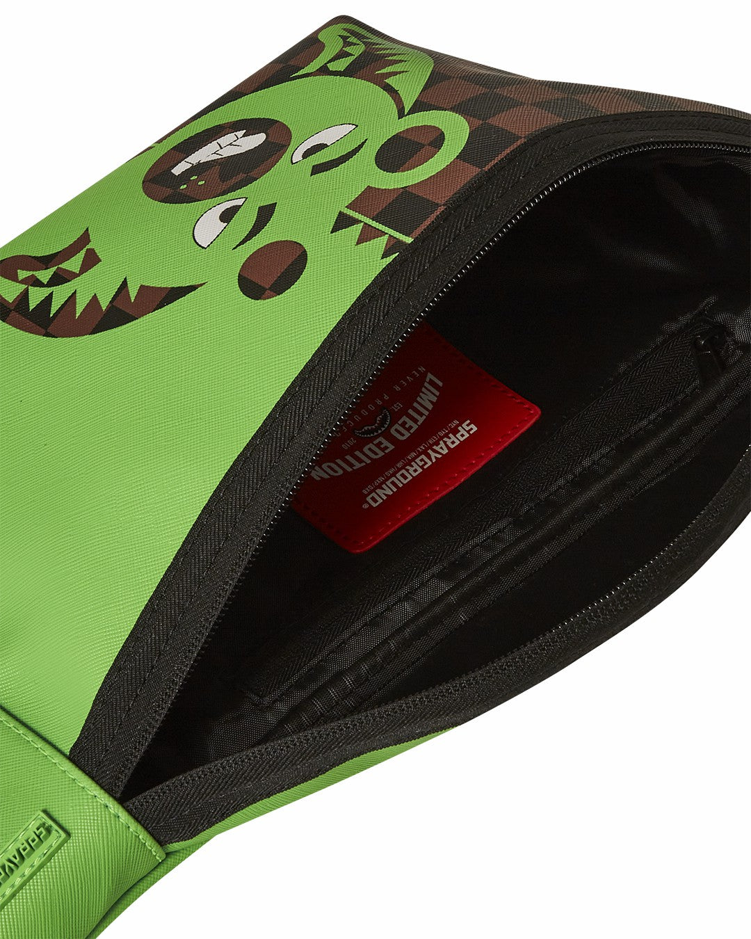 Sprayground GREEN MONEY BEAR SAVVY CROSSBODY
