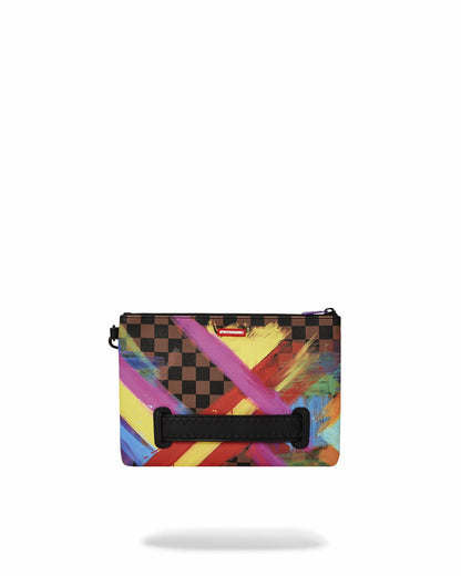 Sprayground SHARKS IN PARIS CITY STREAKS CROSSOVER CLUTCH