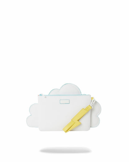 Sprayground CLOUDY WITH A CHANCE OF SHARK CROSSOVER CLUTCH