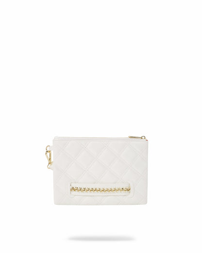 Sprayground RIVIERA LE BLANC GOLD CHAIN SHARK CROSSOVER CLUTCH