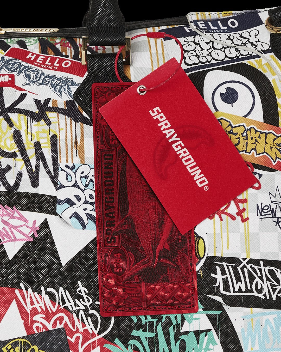 Sprayground CREATE ANOTHER DAY PYRAMID DUFFLE