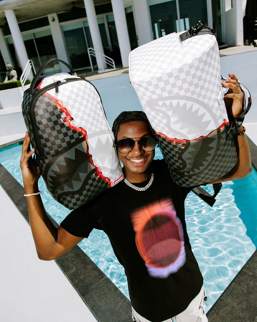 Sprayground RING OF FIRE LARGE DUFFLE