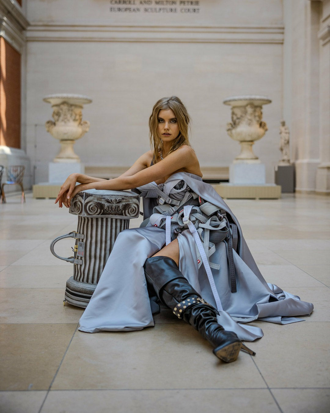 Sprayground THE MET GREEK TEMPLE OF SARDIS COLUMN DUFFLE