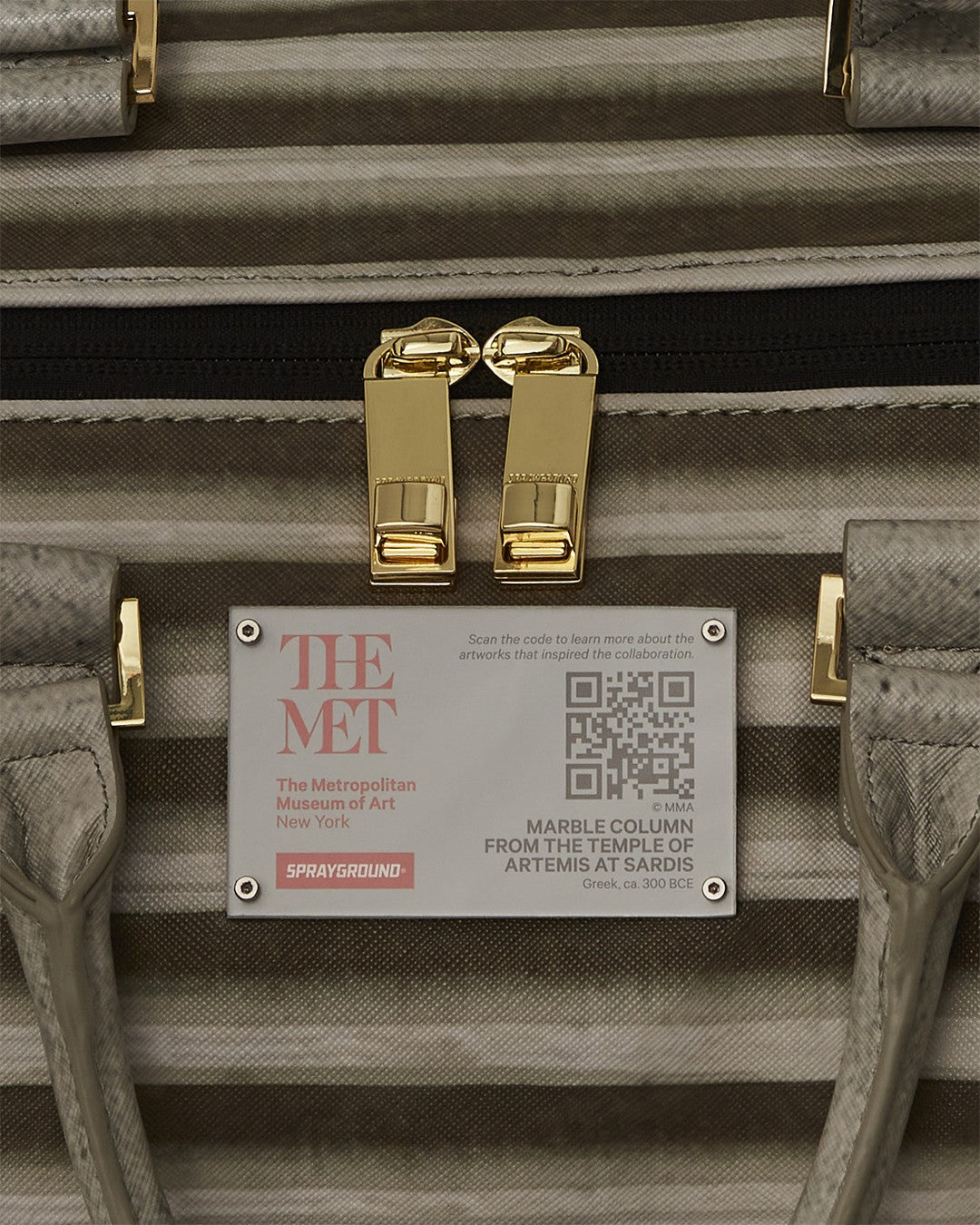 Sprayground THE MET GREEK TEMPLE OF SARDIS COLUMN DUFFLE