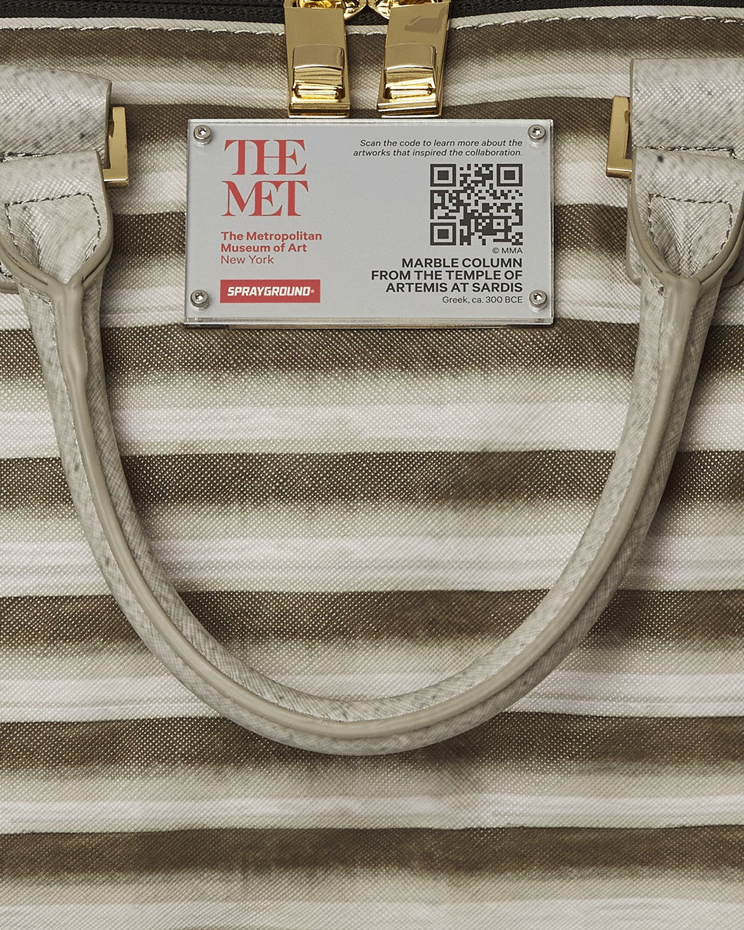 Sprayground THE MET GREEK TEMPLE OF SARDIS COLUMN DUFFLE