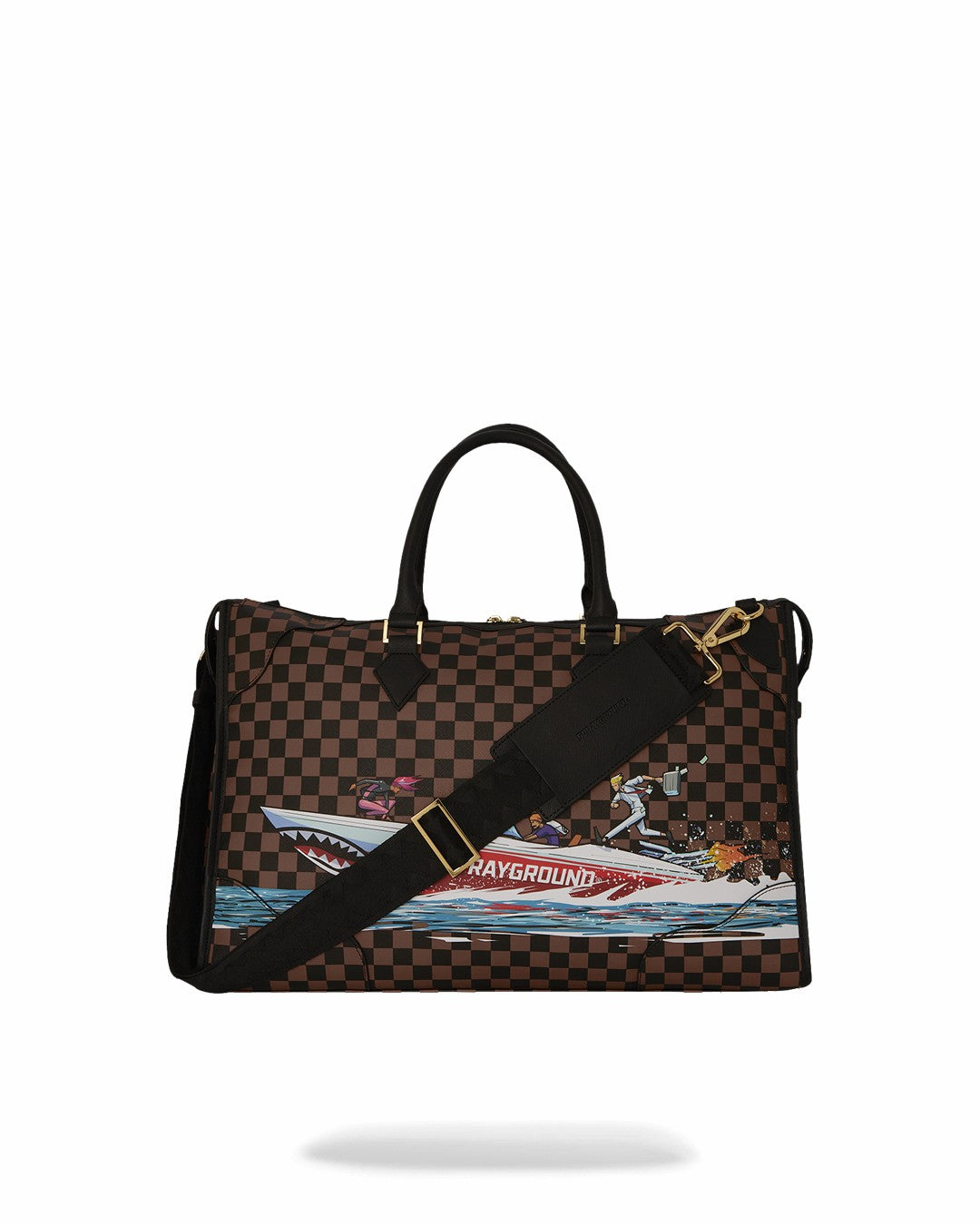 Sprayground THE 305 SPEEDBOAT GETAWAY PYRAMID DUFFLE