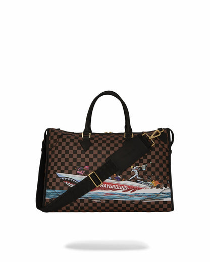 Sprayground THE 305 SPEEDBOAT GETAWAY PYRAMID DUFFLE
