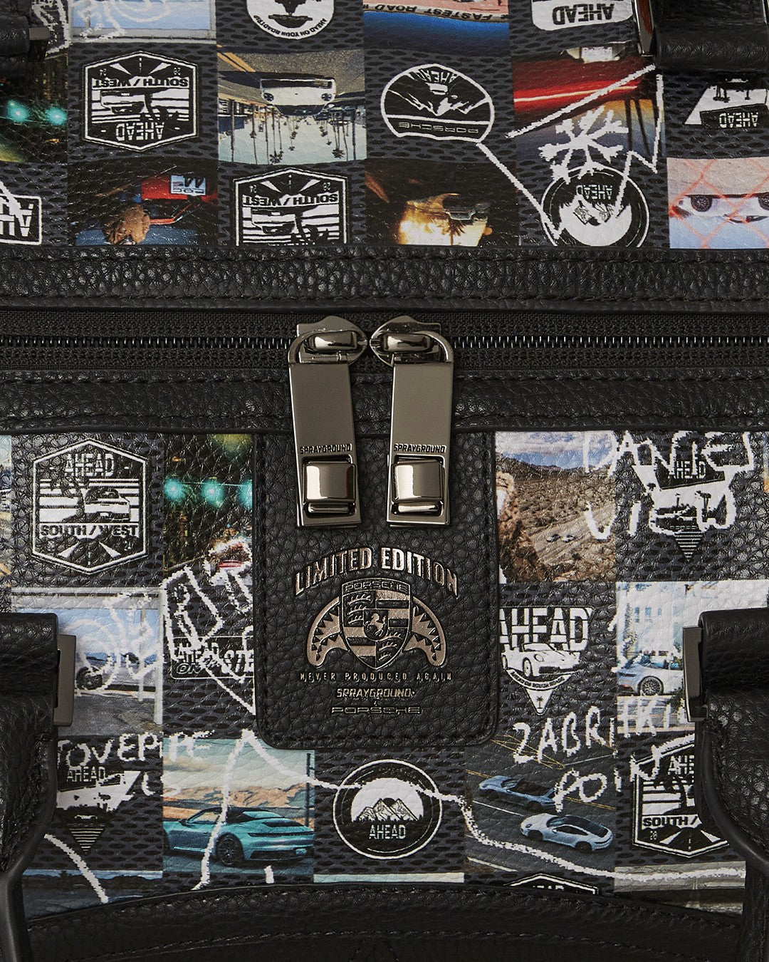 Sprayground PORSCHE AHEAD COLLAB DUFFLE - LIMITED EDITION