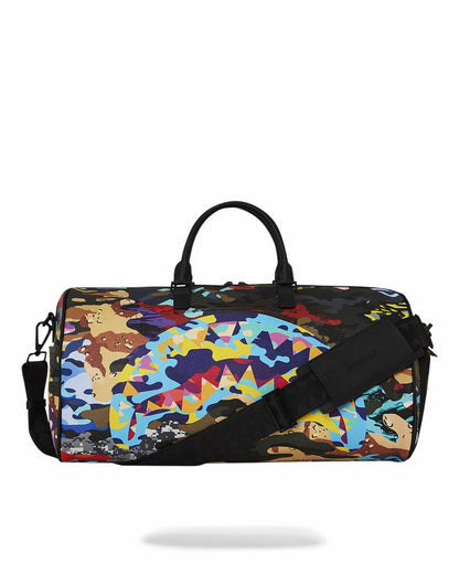 Sprayground SLICED AND DICED CAMO DUFFLE