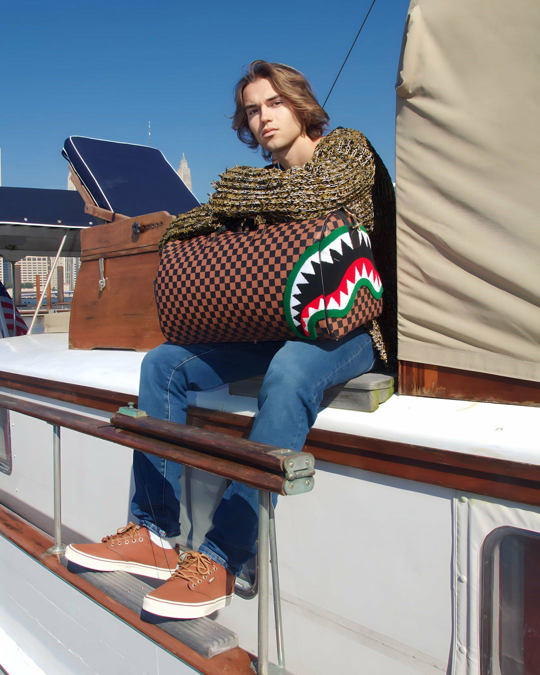 Sprayground ROMEO AIR ITALIA SHARK DUFFLE