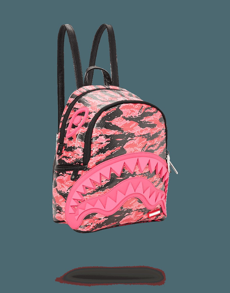 Sprayground PINK TIGER CAMO SHARKMOUTH SAVAGE BACKPACK