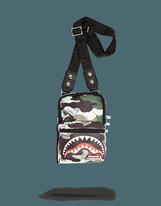 Sprayground CAMO MONEY SHARK SLING