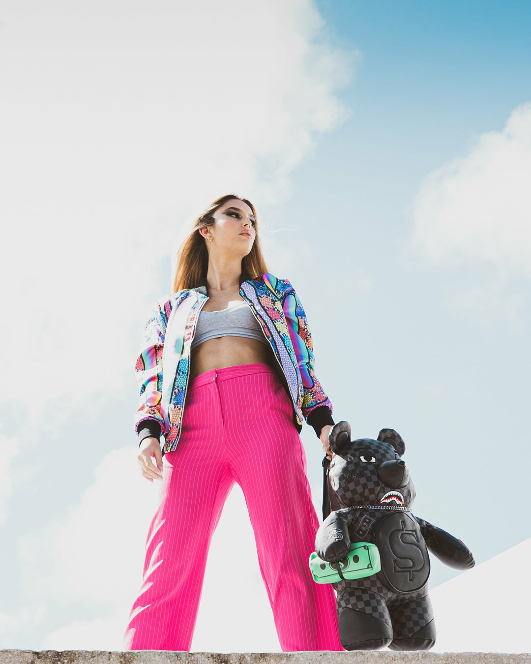 Sprayground HENNY AIIR TO THE THRONE MONEYBEAR TEDDYBEAR BACKPACK