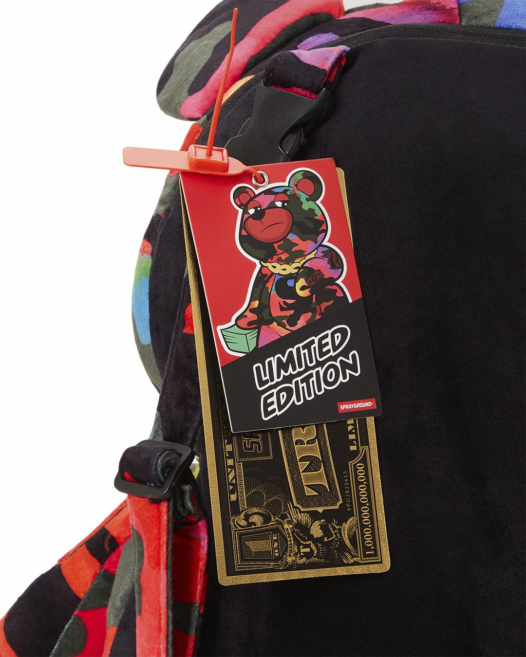 Sprayground CAMOBURST MONEYBEAR TEDDYBEAR BACKPACK