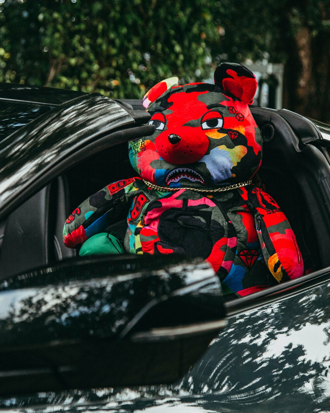Sprayground CAMOBURST MONEYBEAR TEDDYBEAR BACKPACK
