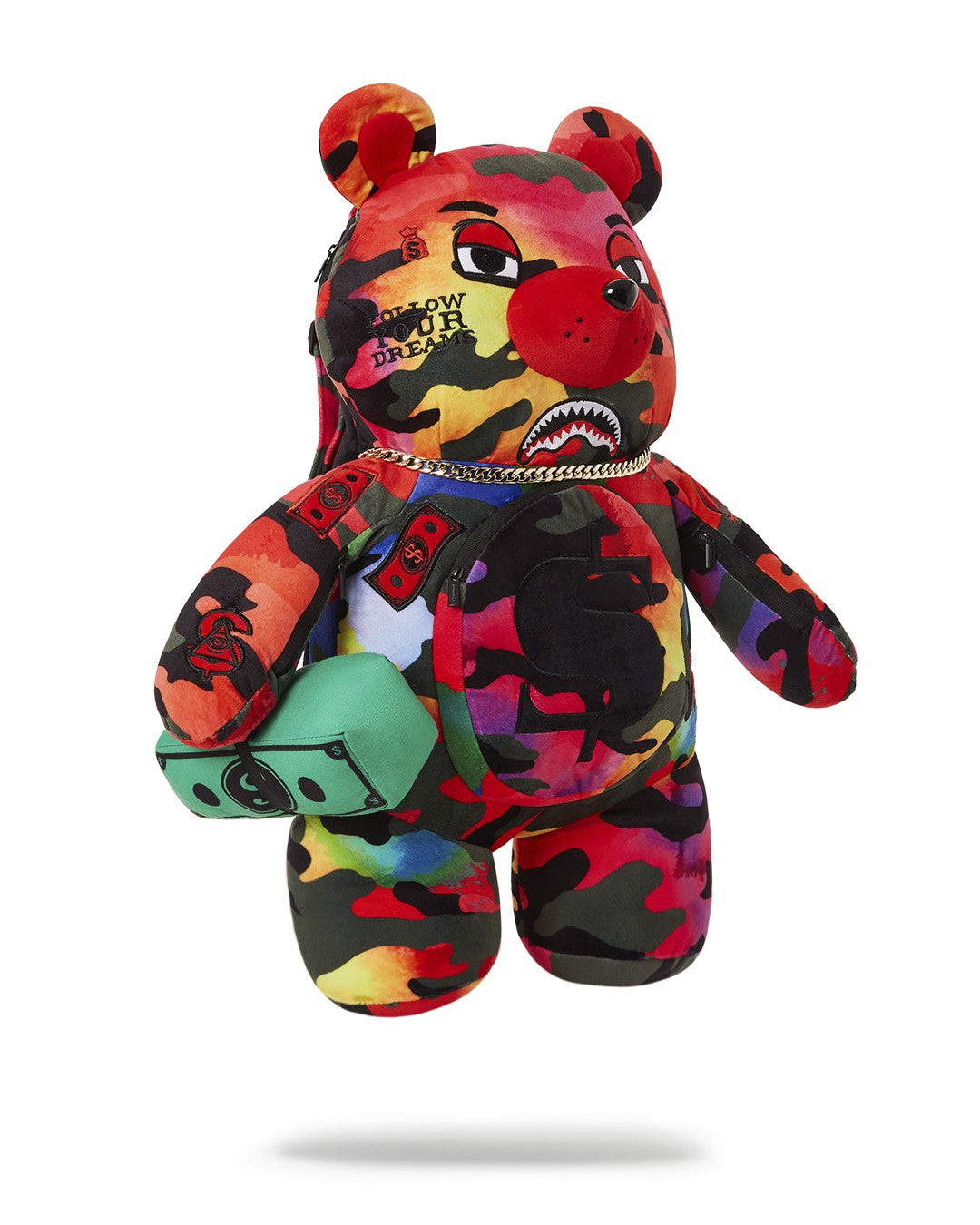Sprayground CAMOBURST MONEYBEAR TEDDYBEAR BACKPACK
