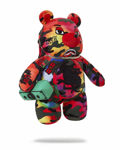 Sprayground CAMOBURST MONEYBEAR TEDDYBEAR BACKPACK