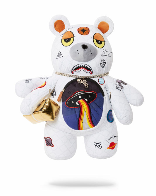 Sprayground UFO SPACED OUT MONEYBEAR TEDDYBEAR BACKPACK
