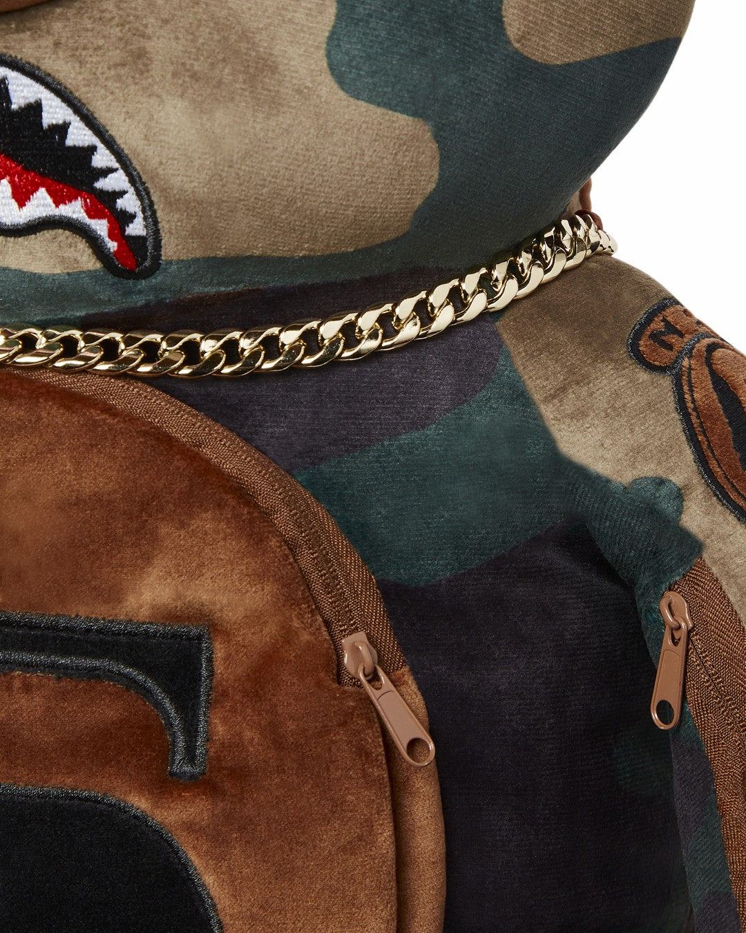 Sprayground CAMOCHECK MONEYBEAR TEDDYBEAR BACKPACK