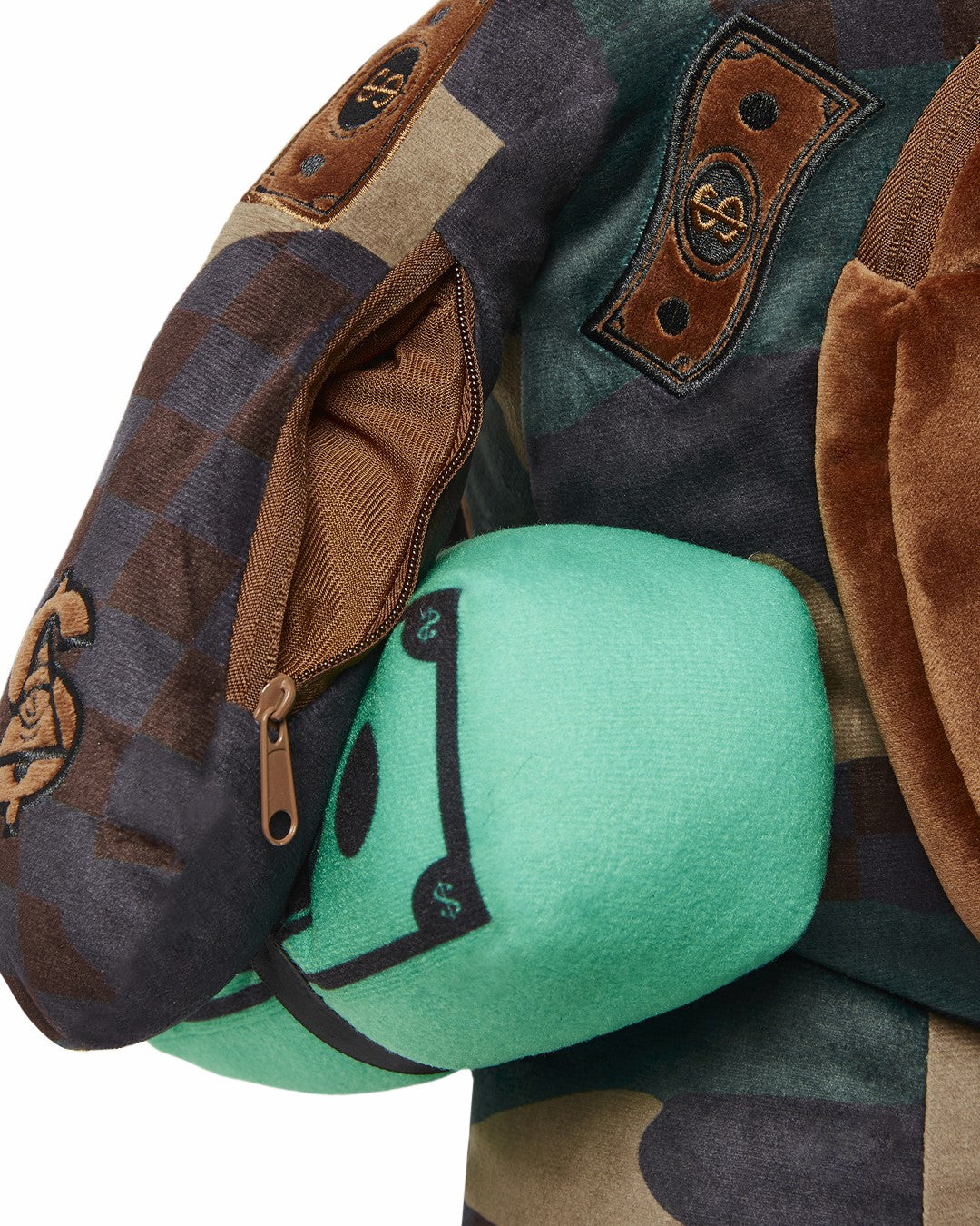 Sprayground CAMOCHECK MONEYBEAR TEDDYBEAR BACKPACK