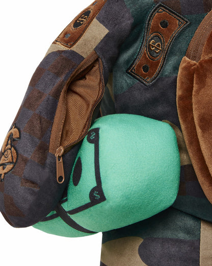 Sprayground CAMOCHECK MONEYBEAR TEDDYBEAR BACKPACK