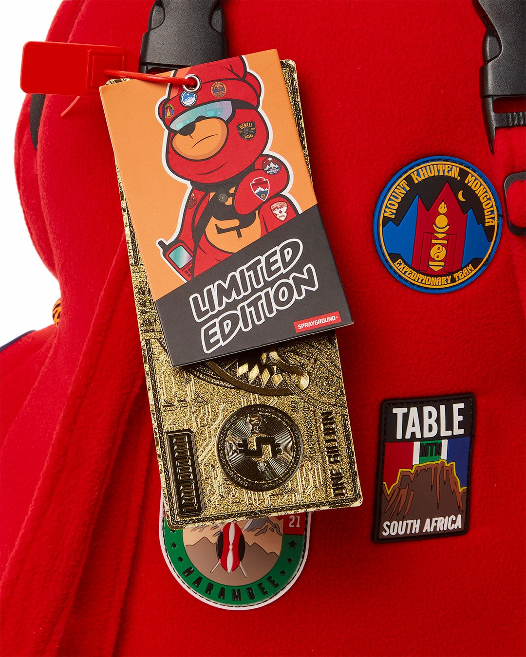 Sprayground THE GLOBAL EXPEDITION MONEYBEAR TEDDYBEAR BACKPACK