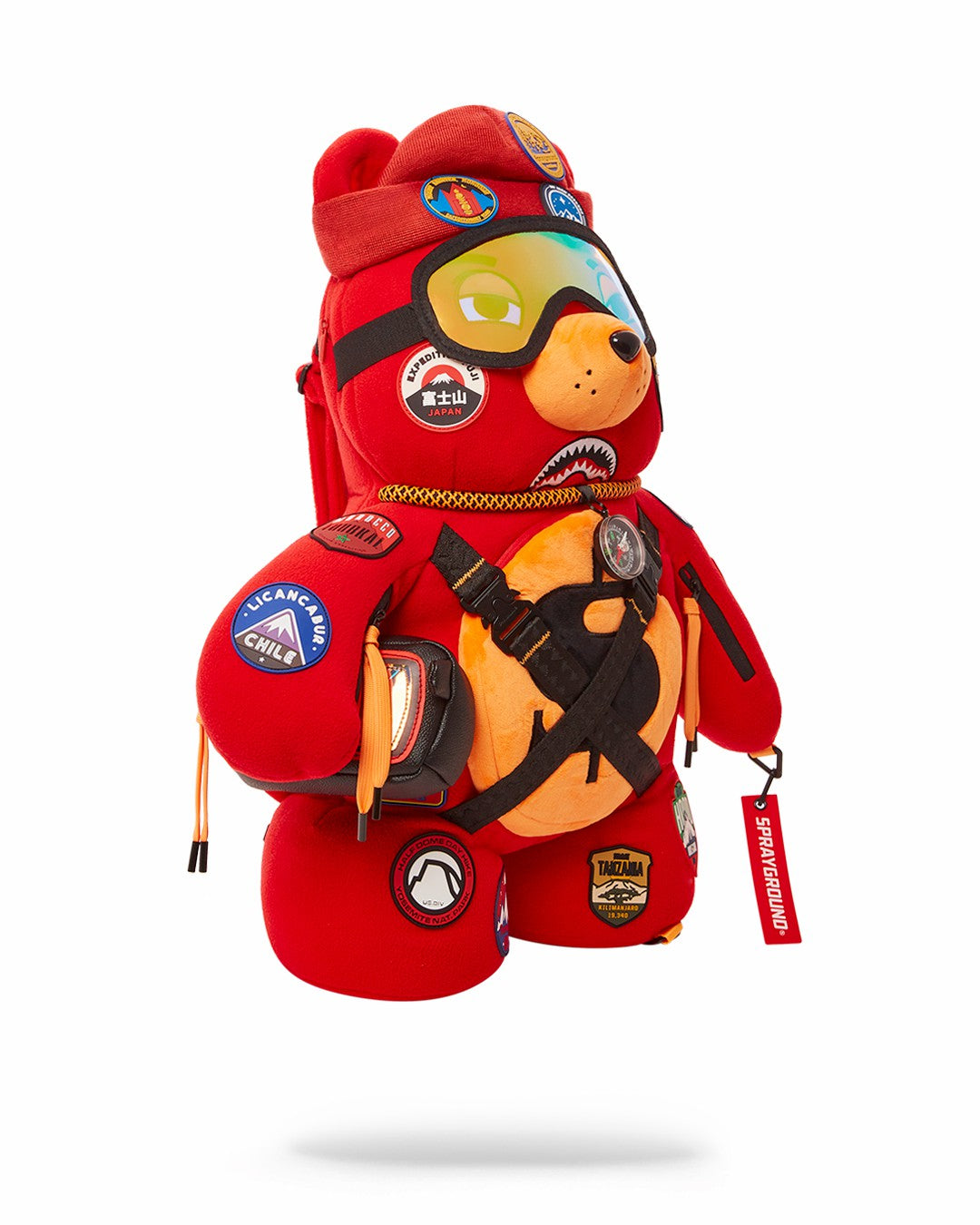 Sprayground THE GLOBAL EXPEDITION MONEYBEAR TEDDYBEAR BACKPACK