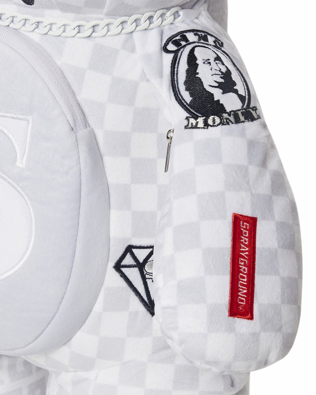 Sprayground SPLIT THE CHECK (PEARL) MONEYBEAR TEDDYBEAR BACKPACK