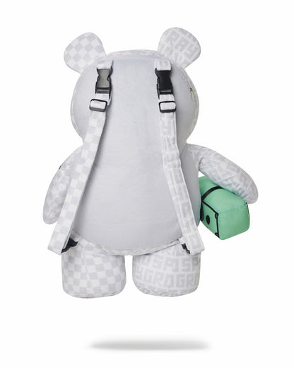 Sprayground SPLIT THE CHECK (PEARL) MONEYBEAR TEDDYBEAR BACKPACK