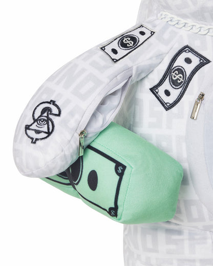 Sprayground SPLIT THE CHECK (PEARL) MONEYBEAR TEDDYBEAR BACKPACK