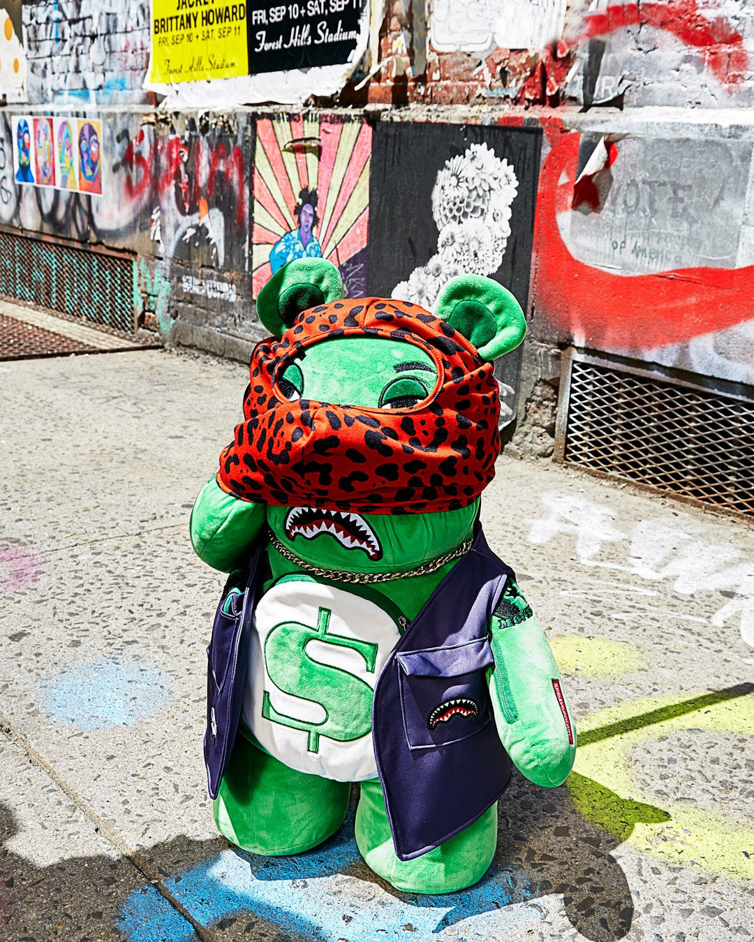 Sprayground SKI MASK THE BEAR - MONEYBEAR TEDDYBEAR BACKPACK