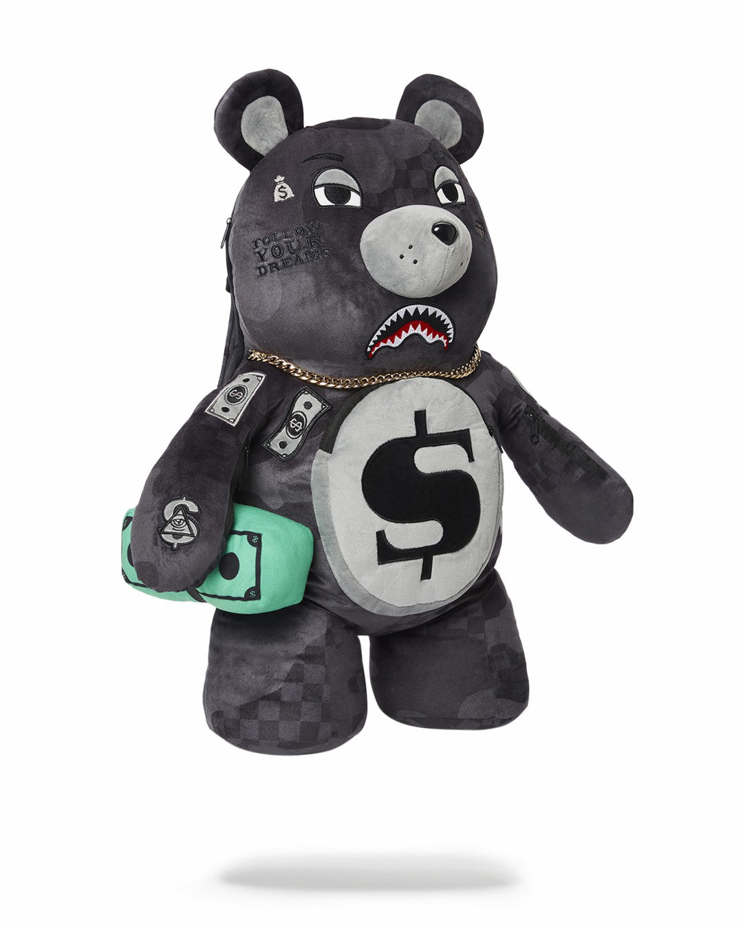 Sprayground 3AM NEVER SLEEP MONEYBEAR TEDDYBEAR BACKPACK