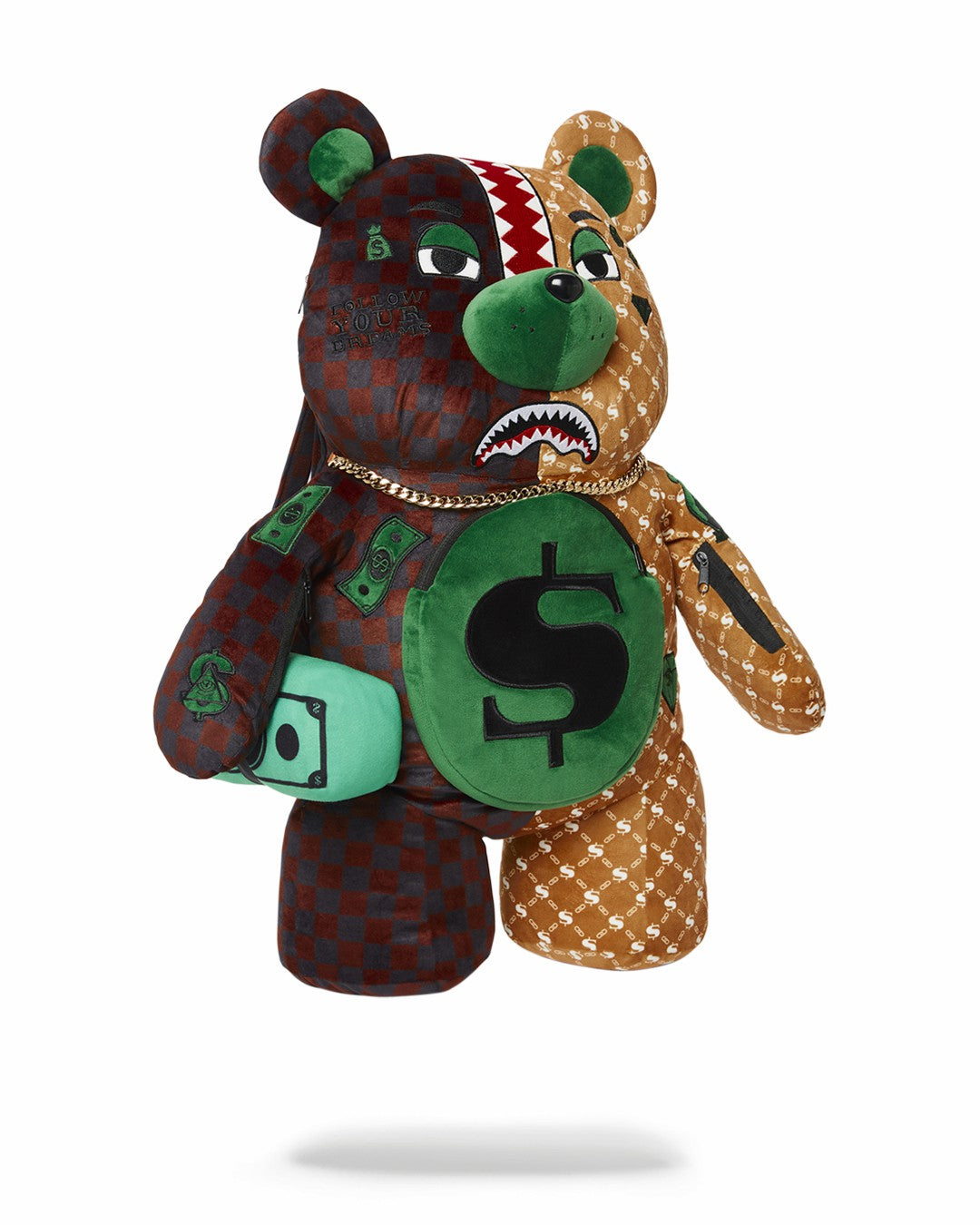 Sprayground MONEY BEAR TEDDYBEAR BACKPACK PARIS VS FLORENCE
