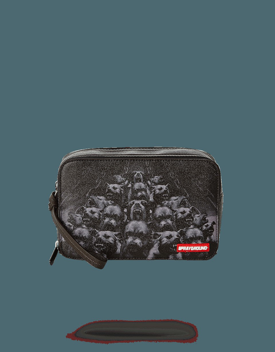 Sprayground PITBULLS TOILETRY AKA MONEY BAG