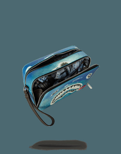 Sprayground SHARK ISLAND TOILETRY AKA MONEY BAG