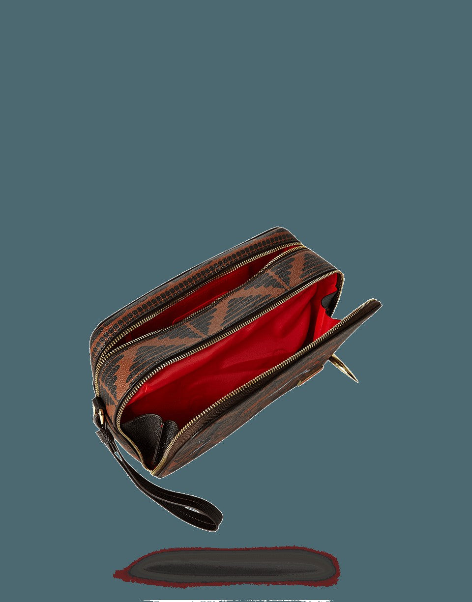 Sprayground LEOPARDS IN PARIS TOILETRY AKA MONEY BAG