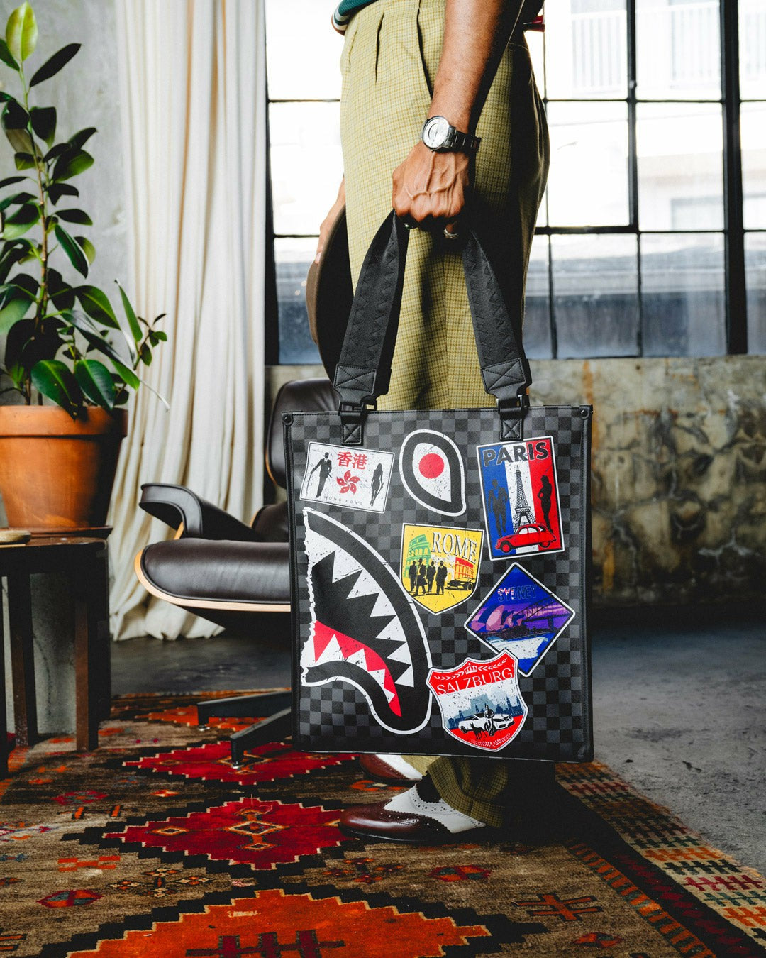 Sprayground GLOBAL MOGUL UNLIMITED MILES LOFT TOTE