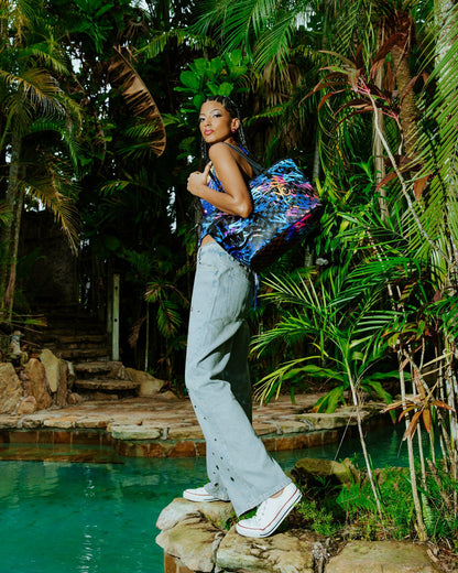 Sprayground GLOW IN THE DARK CITY OF LIGHT TOTE