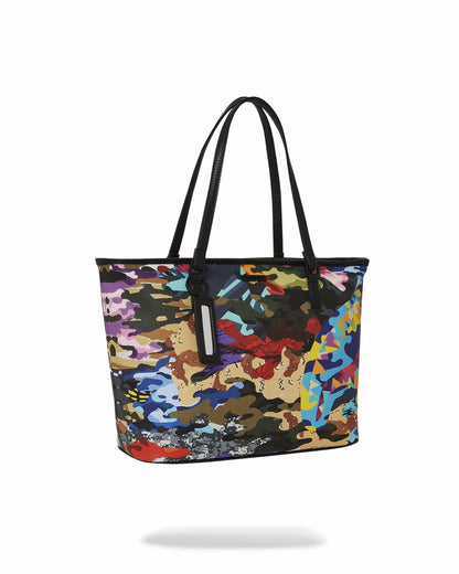 Sprayground SLICED AND DICED CAMO TOTE