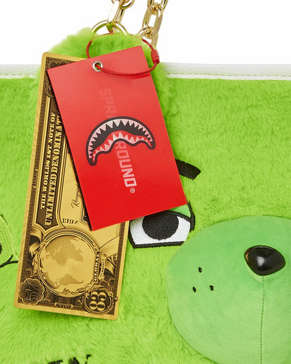 Sprayground PLUSH MONEYBEAR TOTE (GREEN)