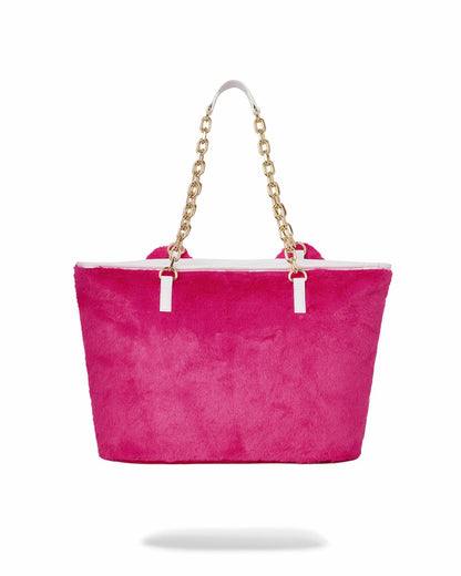 Sprayground PLUSH MONEYBEAR TOTE (PINK)