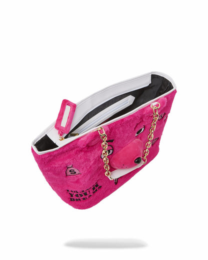 Sprayground PLUSH MONEYBEAR TOTE (PINK)