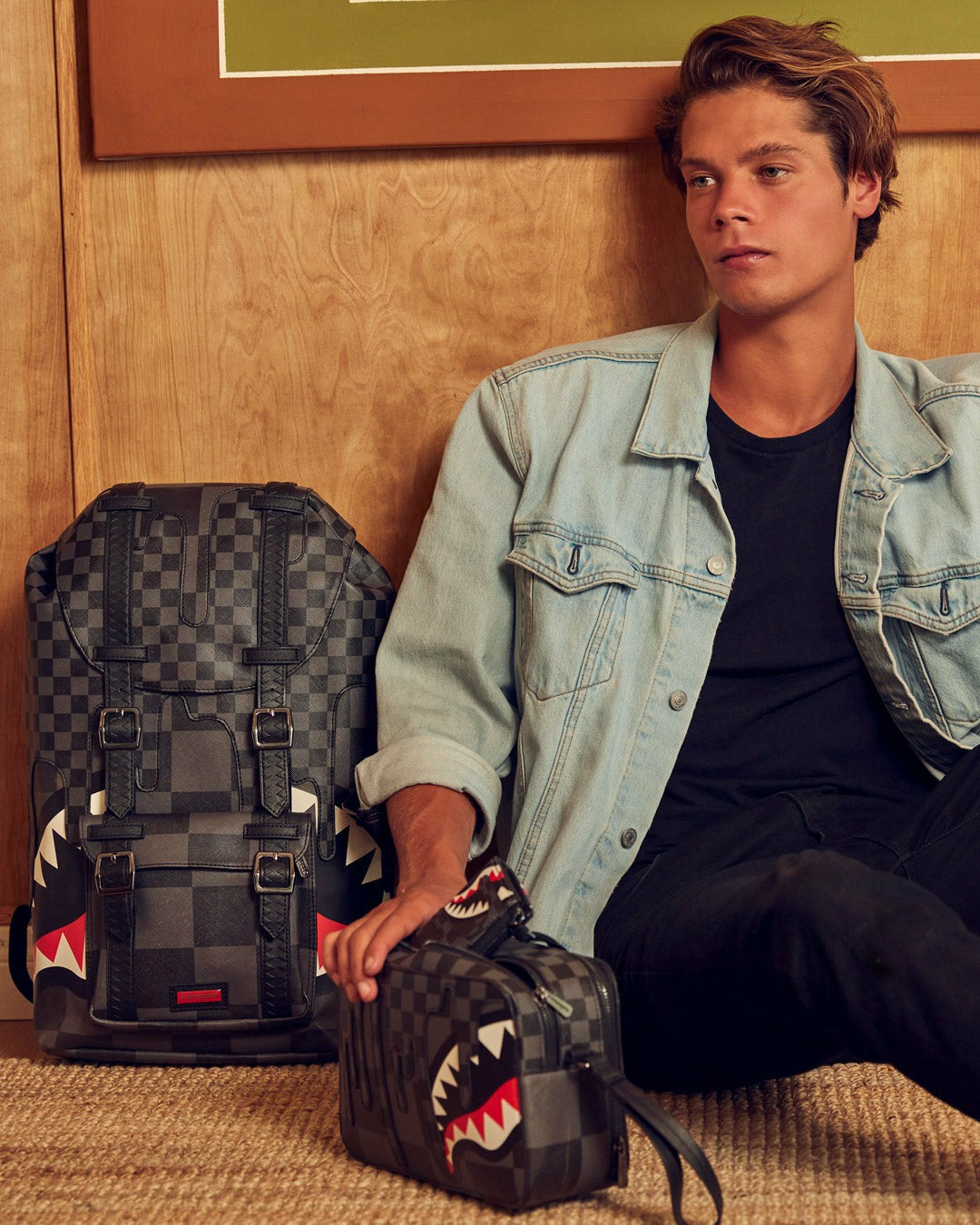 Sprayground XTC GREY SHARKS IN PARIS WALLET