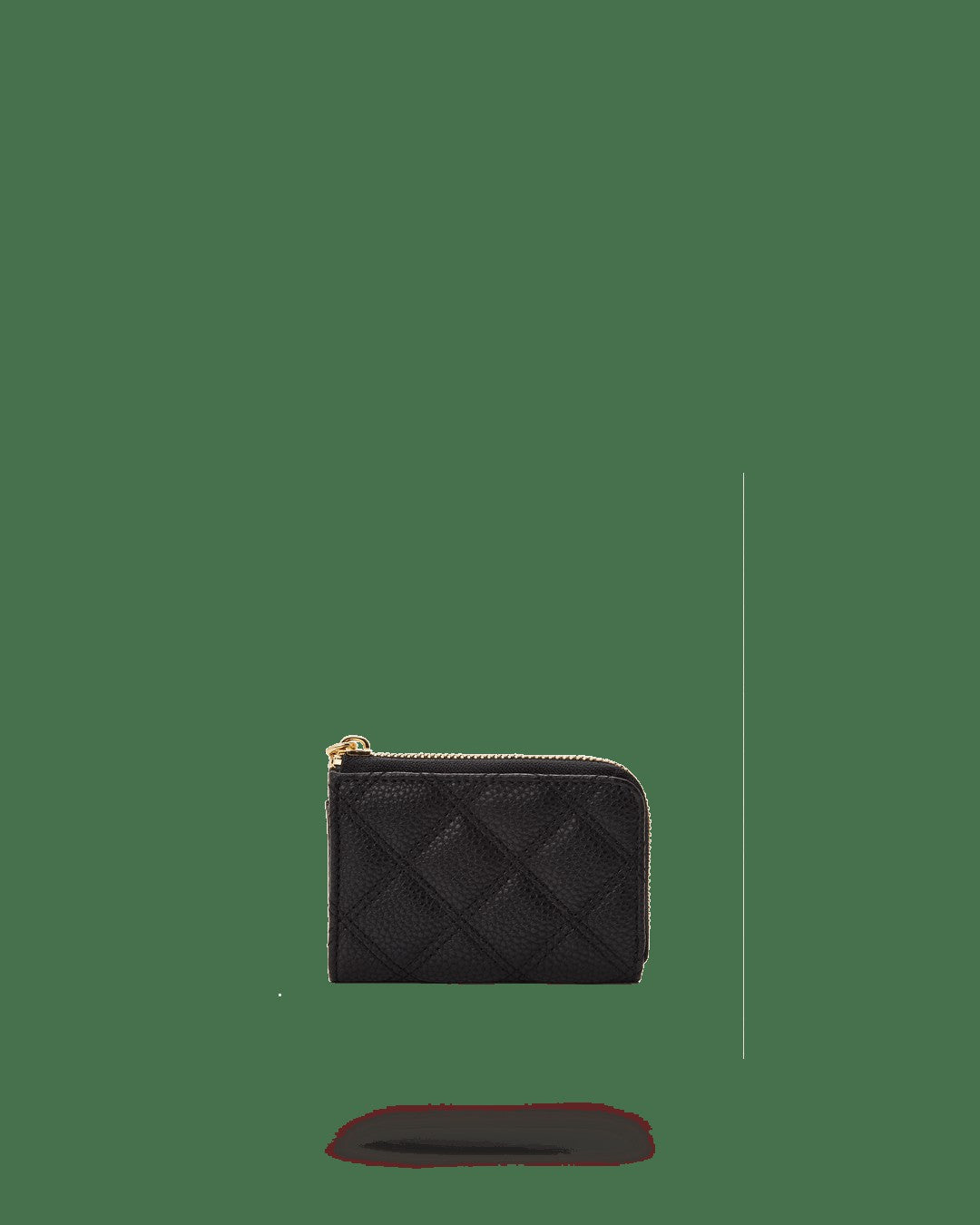 Sprayground NOIR QUILT GOLD CHAIN SHARK WALLET