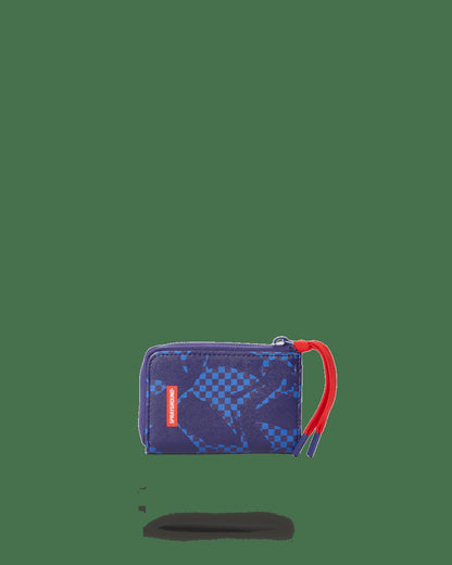 Sprayground SHARK CHECK (BLUE) WALLET