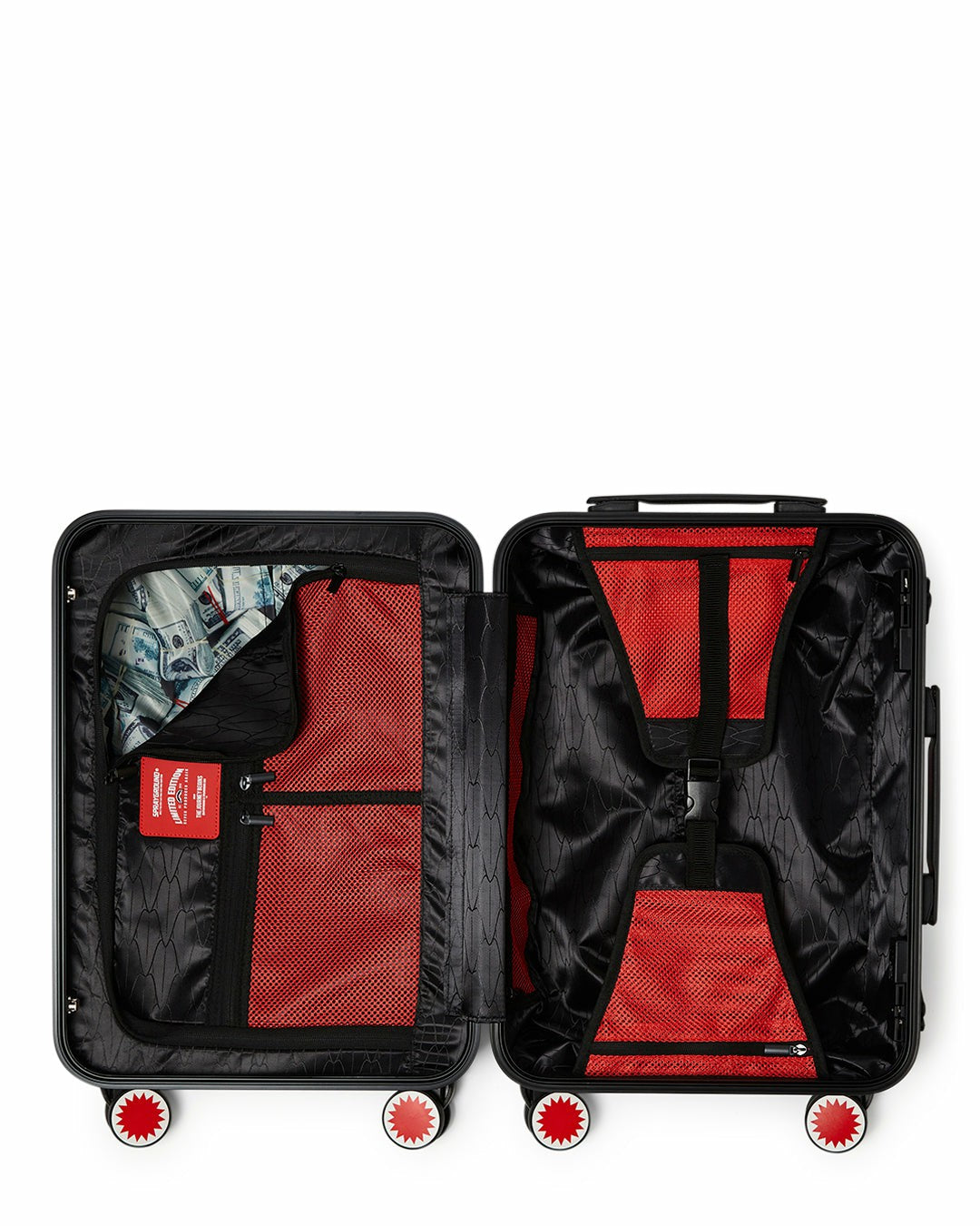 Sprayground NIGHT NIGHT SHARKNAUTICS HARDSHELL CARRY-ON LUGGAGE